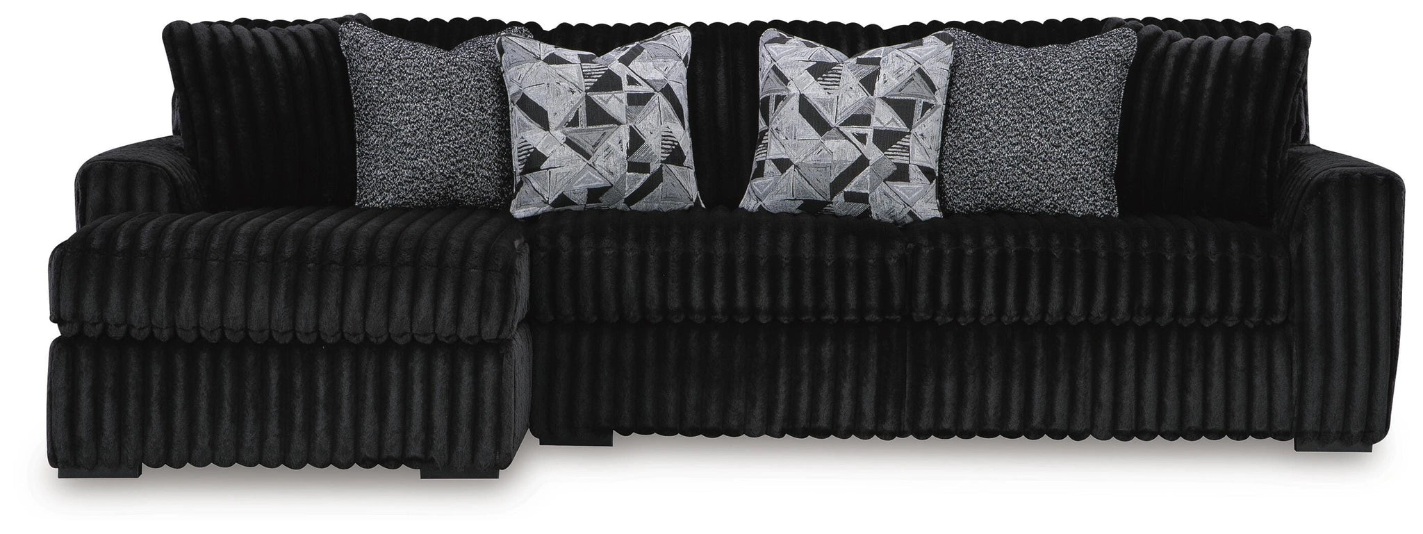 Midnight-Madness Sectional Sofa with Chaise