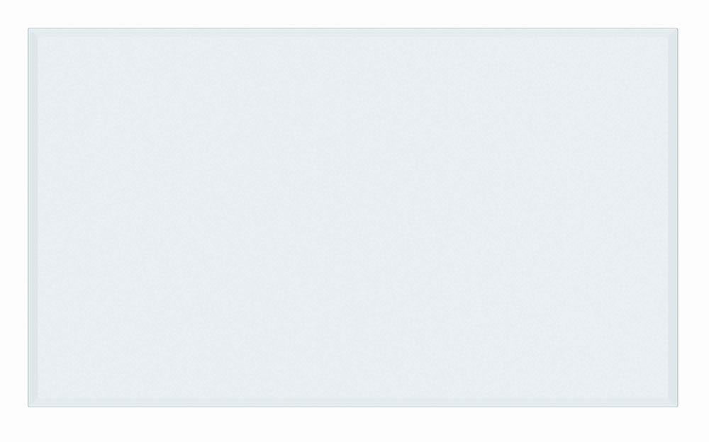 Beveled Tempered Safety Glass Top