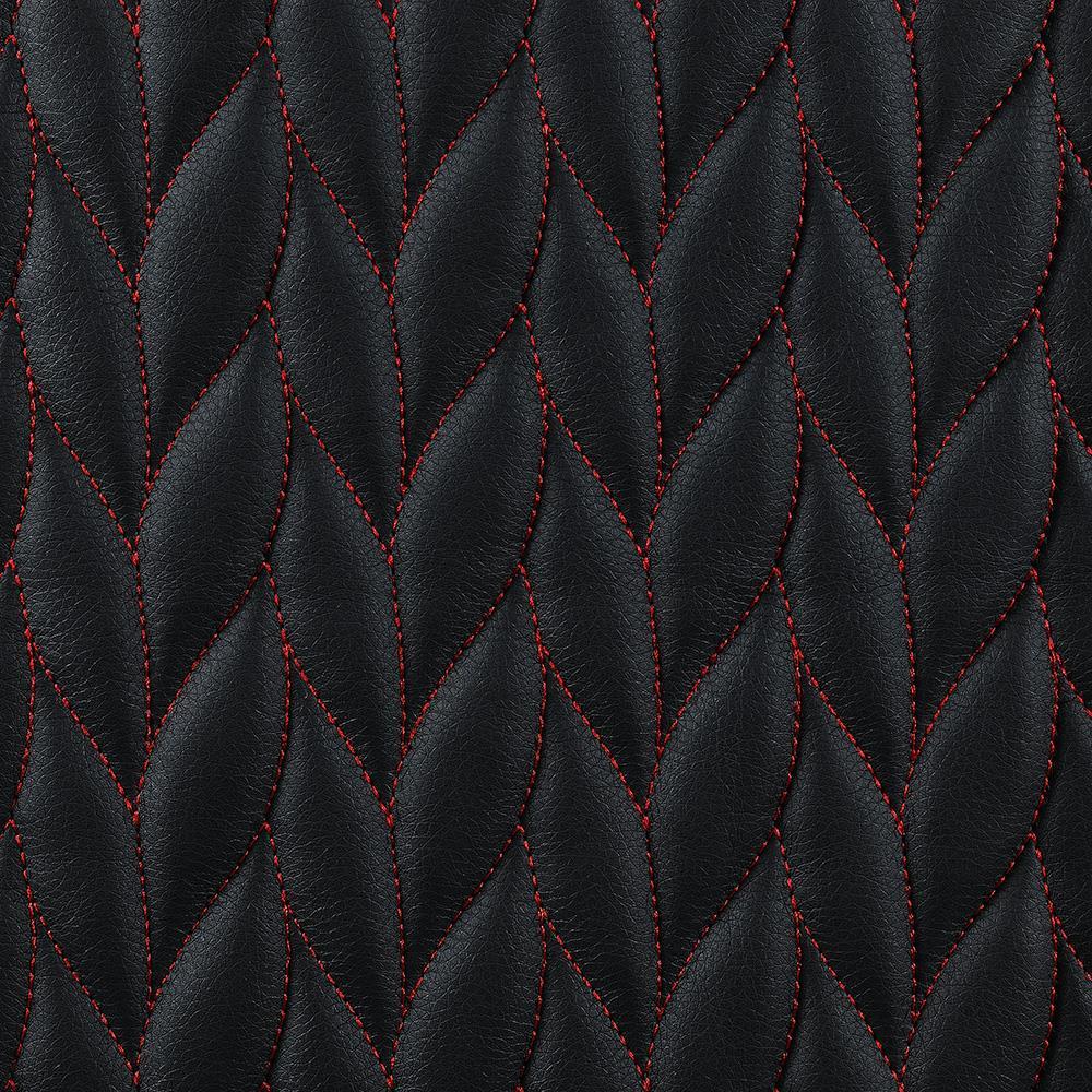 Carlos Arched Armrest Upholstered Office Chair Black