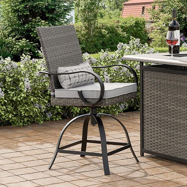 Arosa Counter Ht. Swivel Arm Chair (2/CTN)