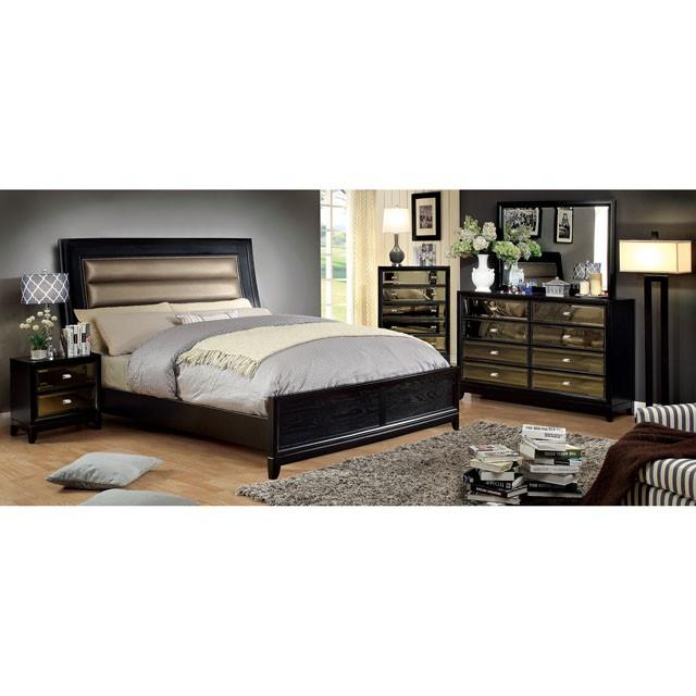 Golva Bed Beige & Black