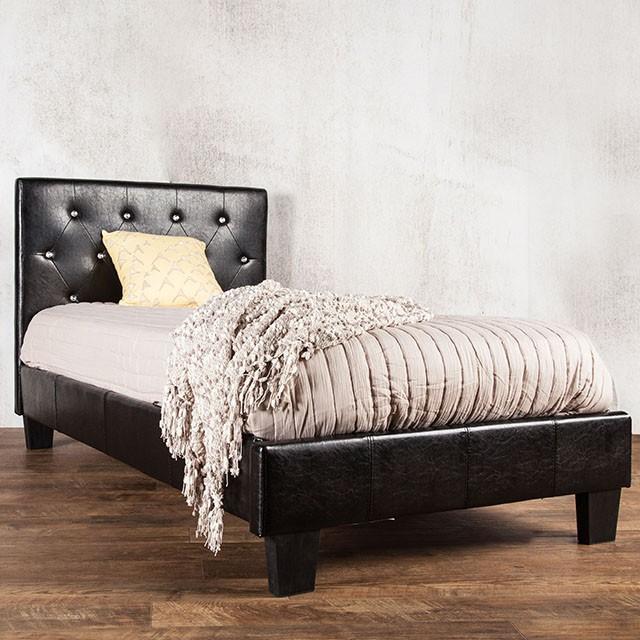 Velen Black Cal.King, E.King, Full, & Twin Bed Black & White