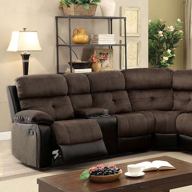 Hadley Sectional w/ 2 Consoles