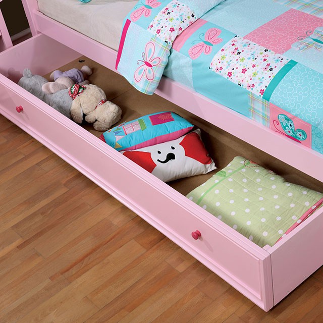 Diane Twin Bed Pink & Grey