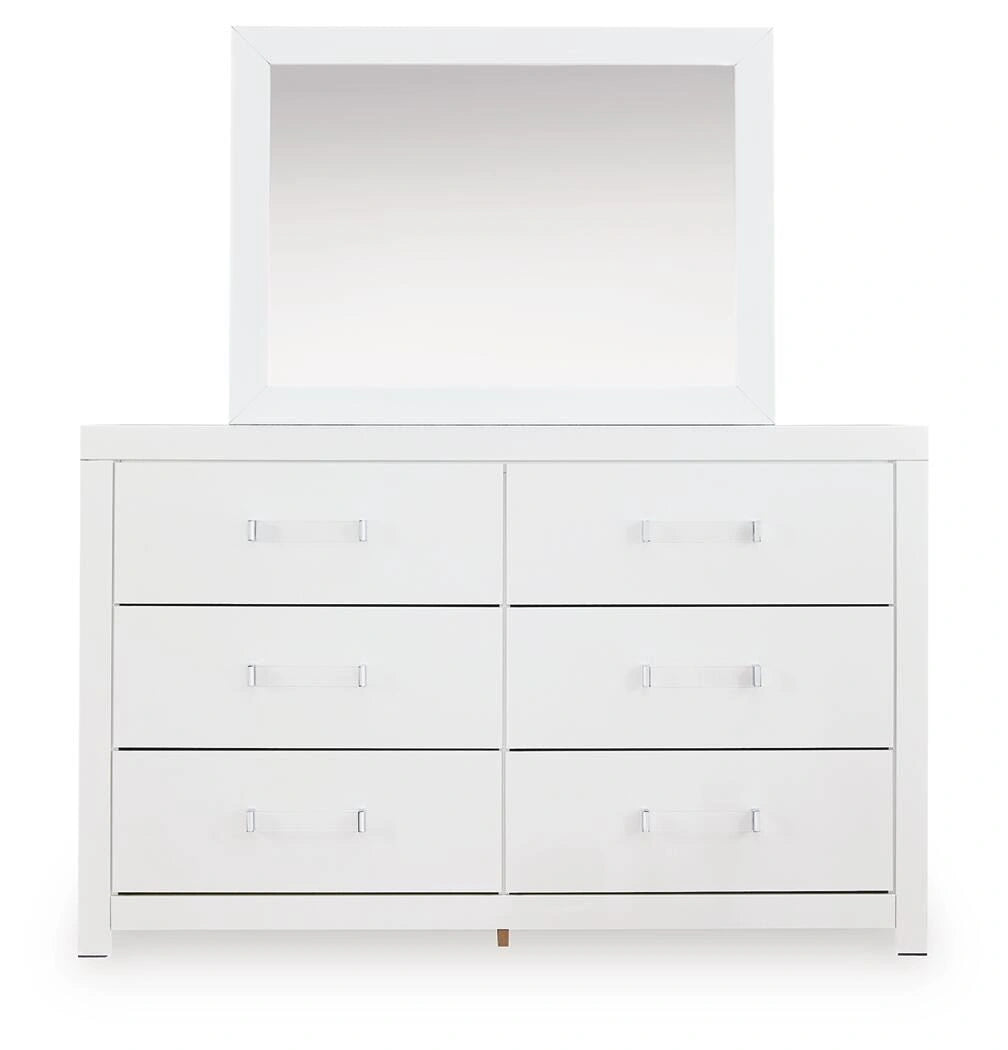 Maeling Dresser and Mirror