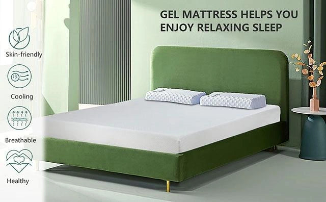 Artemisia 12" Memory Foam Mattress White