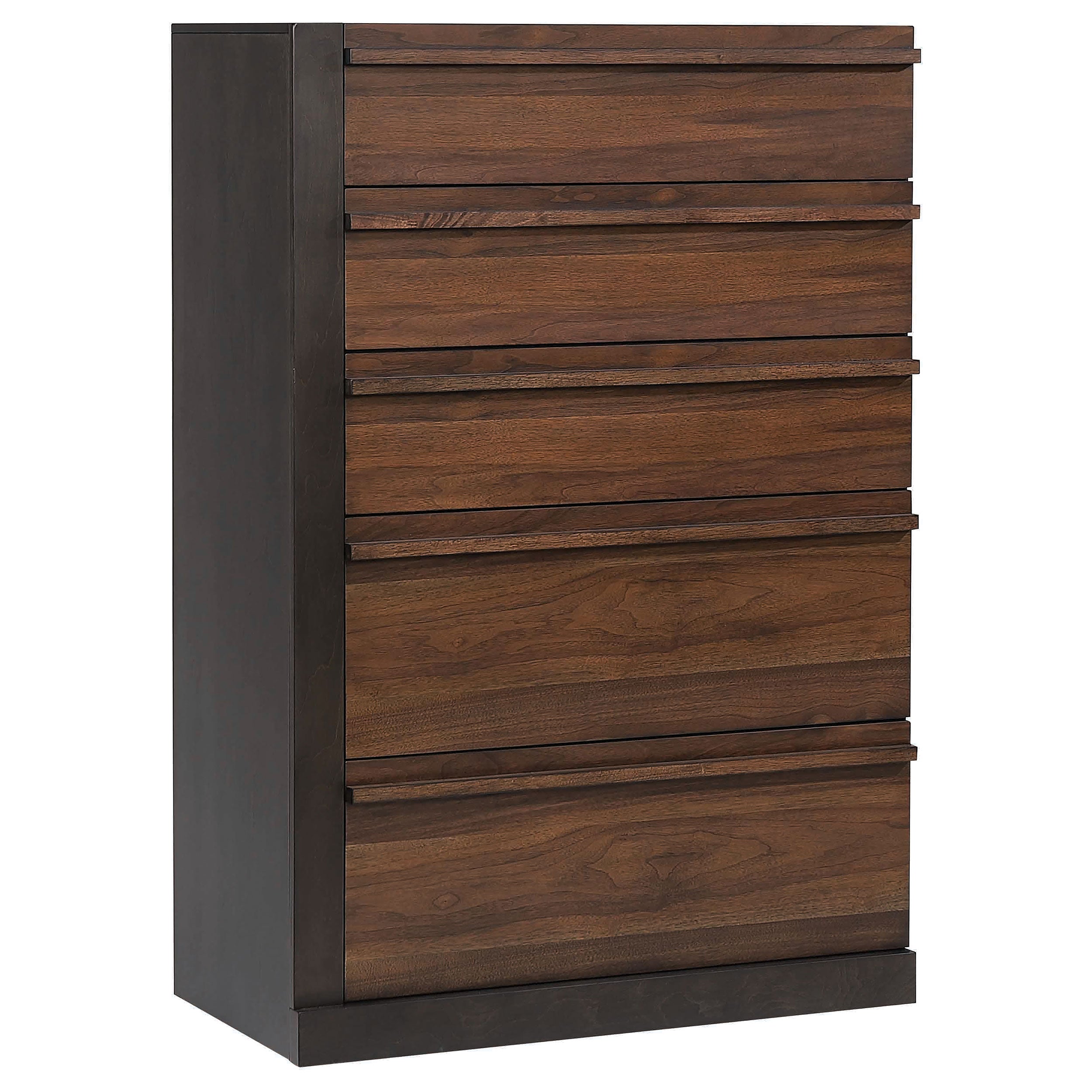 Azalia Rectangular Bedroom Set Black and Walnut