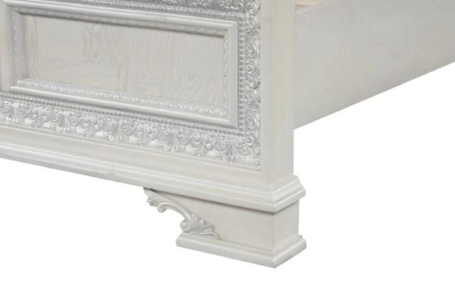 Stella Mia Bed White & White