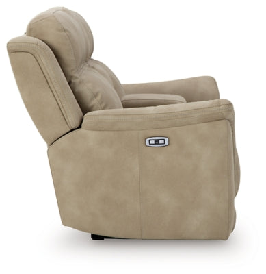 Next-Gen DuraPella Power Reclining Loveseat with Console