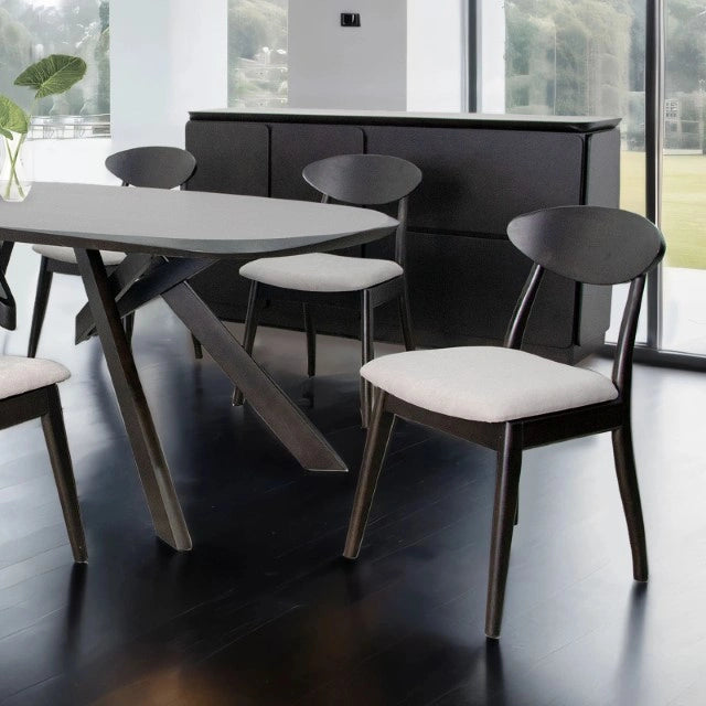 Beale Dining Chair (2/CTN) Natural, Brown, & Beige