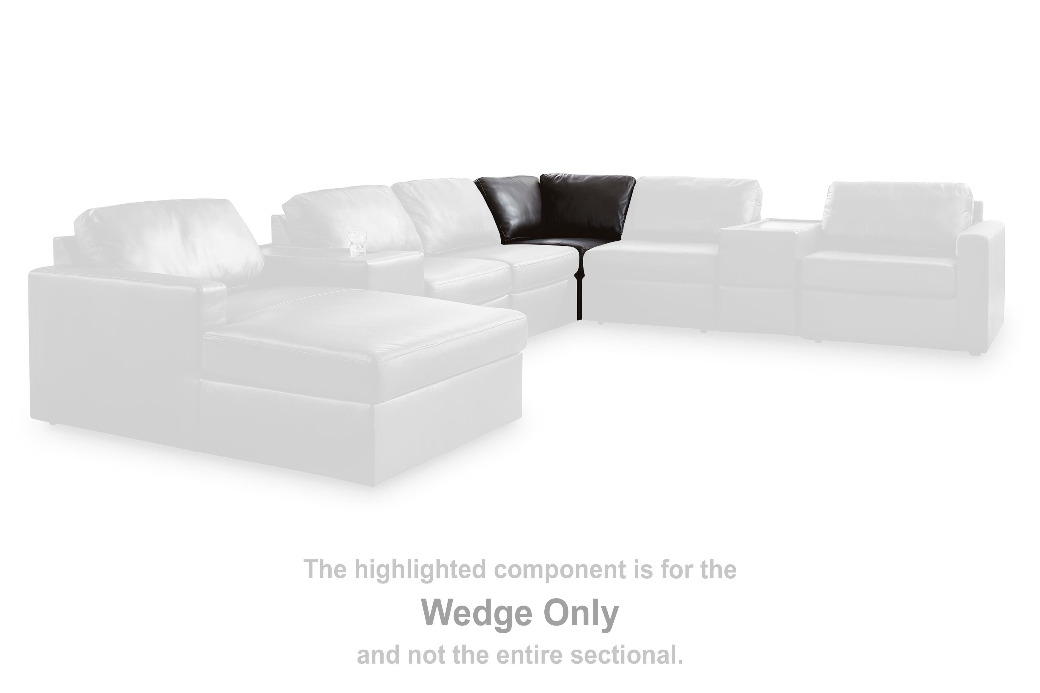 Modmax II Sectional with Chaise and Storage Consoles