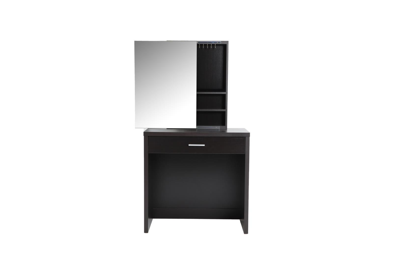 Harvey 2-piece Vanity Set with Lift-Top Stool Cappuccino