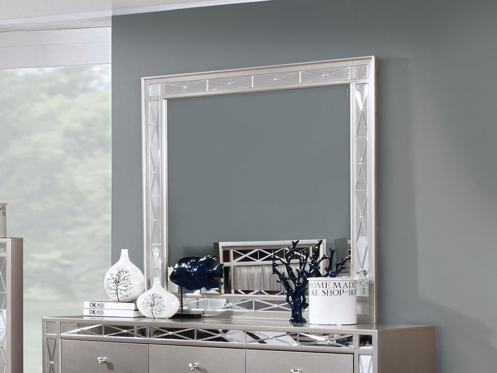 coaster company leighton dresser metallic mercury Leighton 7-drawer Dresser Metallic Mercury
