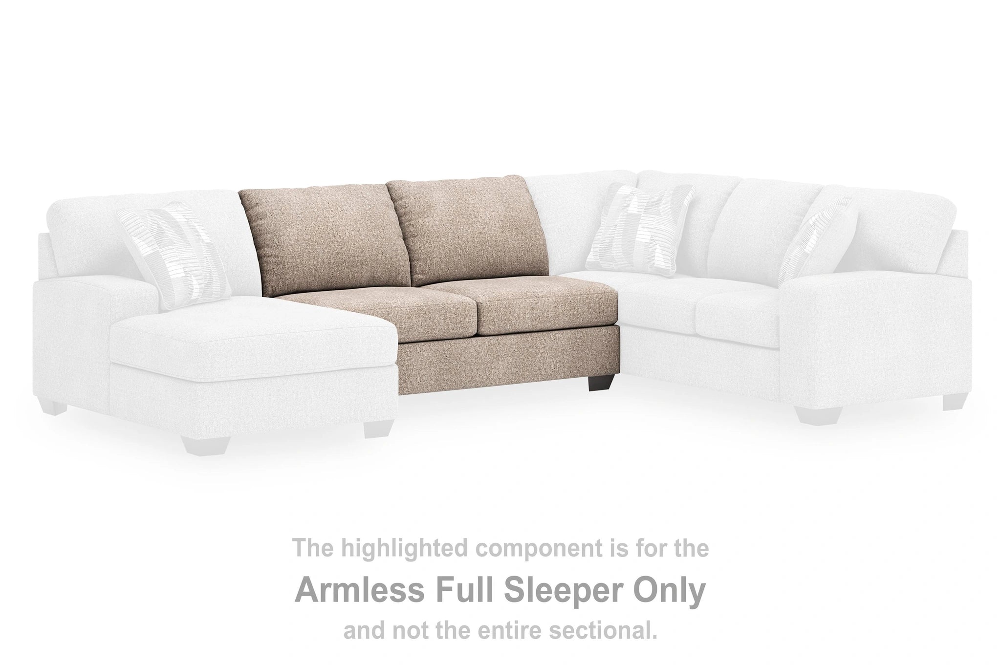 Newellen Sleeper Sectional with Double Chaise