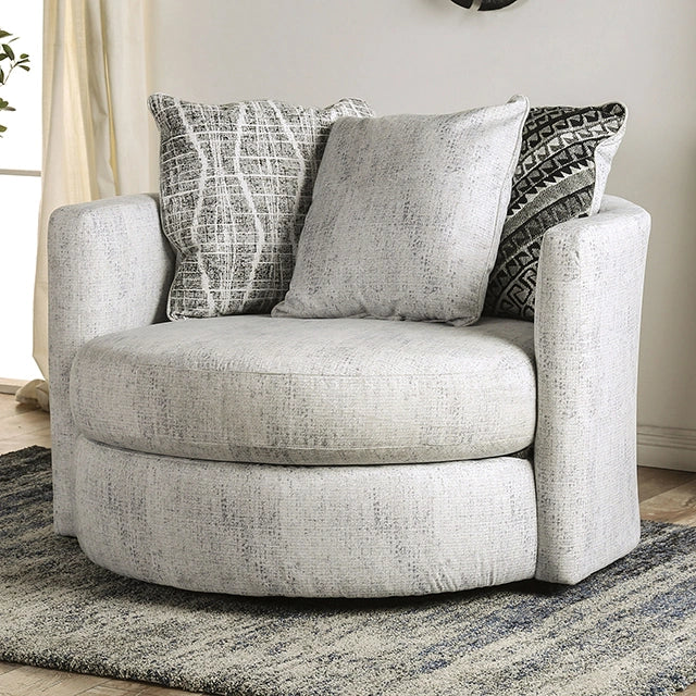 EIMEAR Swivel Chair, Off-white/Black