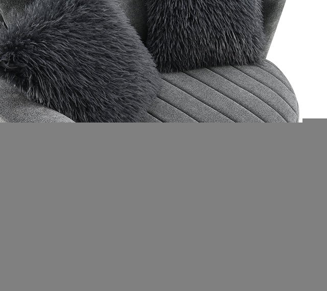 Hoople Channel Tufted Swivel Chair